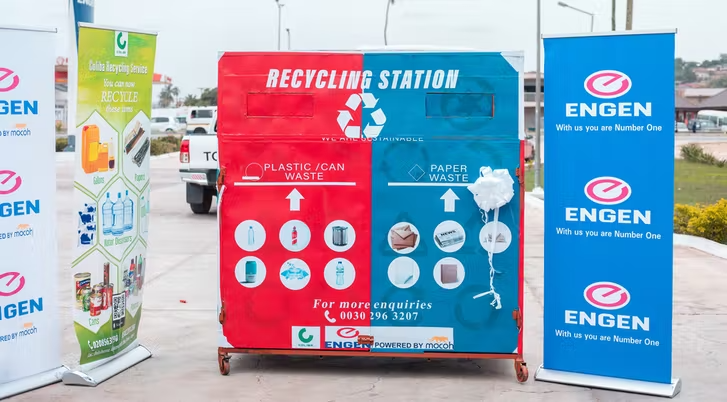 Bins will be at all service stations by end of 2022